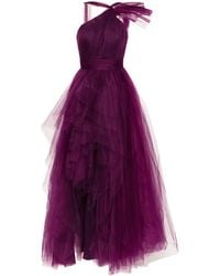 Gemy Maalouf - Asymmetric Tulle Gown - Lyst
