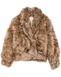 THE GARMENT - Abrigo de piel artificial con botones - Lyst