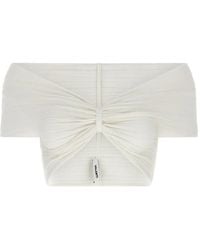 Antonino Valenti - Ilenia Off-The-Shoulder Ribbed Top - Lyst