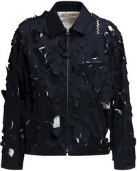 Marni - カットアウト ボンバージャケット - Lyst