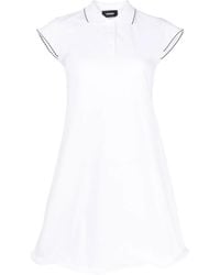 we11done - Contrast-Stitching Shirt Dress - Lyst