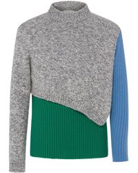 Moschino - Colour-Block-Pullover im Layering-Look - Lyst
