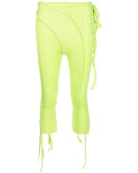 OTTOLINGER - Cropped Panelled-Design Trousers - Lyst