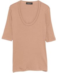 Fabiana Filippi - Cotton V-Necked Top - Lyst