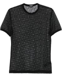 DSquared² - Logo-Print Mesh T-Shirt - Lyst
