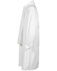 Yohji Yamamoto - Fringe-Detail Gathered Shirt - Lyst
