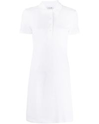 Lacoste - Logo-Patch Polo Dress - Lyst