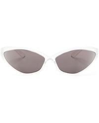 Balenciaga - 90S Oval Wrap-Around Sunglasses - Lyst