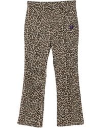 Needles - Hose mit Leoparden-Print - Lyst
