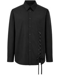 Simone Rocha - Lace-Up Detail Shirt - Lyst