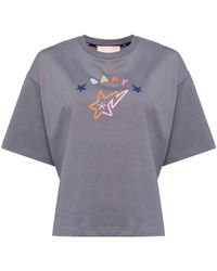 BAPY BY *A BATHING APE® - T-Shirt Mit Logo-Patch - Lyst