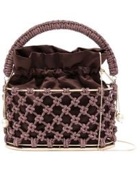 Rosantica - Borsa A Secchiello Holli Nodi Mini Con Decorazione - Lyst