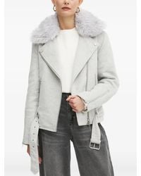 Guess - Faux-Fur Belted Jacket - Lyst