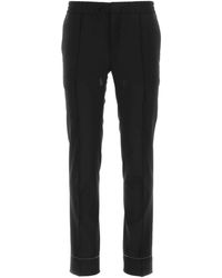 Brioni - Drawstring-Waist Wool Trousers - Lyst