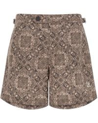 Brunello Cucinelli - Paisley-Print Swim Shorts - Lyst