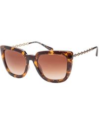 COACH - Tortoiseshell-Effect Chain-Link Sunglasses - Lyst