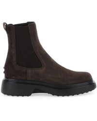 Tod's - Botas chelsea con panel elástico - Lyst