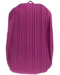 Pleats Please Issey Miyake - Pleated Oval Backpack - Lyst