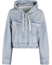 Rag & Bone - Chaqueta vaquera con capucha - Lyst