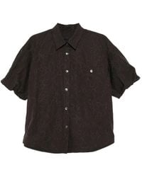 JNBY - Floral-Embroidered Puff-Sleeve Blouse - Lyst