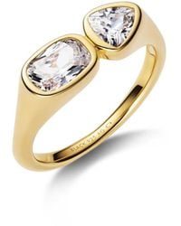 Maria Black - Sterling Double-Stone Signet Ring - Lyst