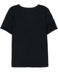 Homme Plissé Issey Miyake - Pleated T-Shirt - Lyst