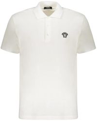 Versace - Cotton Polo Shirt - Lyst