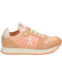 Calvin Klein - Runner Panelled Sneakers - Lyst