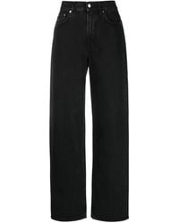 Loulou de Saison - Dark-Wash Wide-Leg Jeans - Lyst