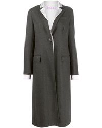Marni Jas Met Contrasterende Revers - Grijs