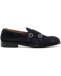 Doucal's - Double-buckle Suede Shoes - Lyst
