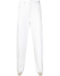 Hed Mayner - Slim-cut Cotton Trousers - Lyst