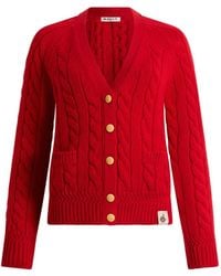 Bally - Cable-Knit Buttoned Cardigan - Lyst