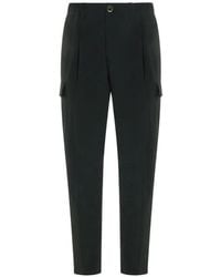 Herno - Pantaloni Affusolati Con Tasche Cargo - Lyst