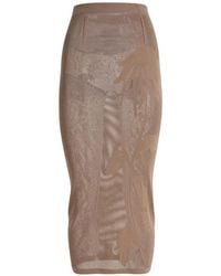 MACCAPANI - Seamless Overlay Skirt - Lyst