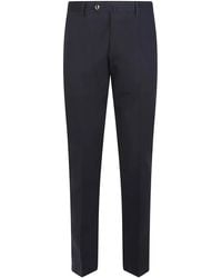 PT Torino - Tailored Cotton Trousers - Lyst