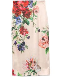 Dolce & Gabbana - Gonne Rosa-Donna - Lyst