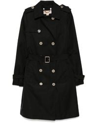 MICHAEL Michael Kors - Double-Breasted Trench Coat - Lyst