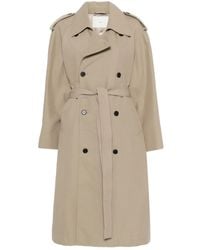 DUNST - Trenchcoat Met Dubbele Rij Knopen - Lyst