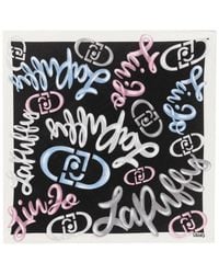 Liu Jo - Logo-Print Scarf - Lyst