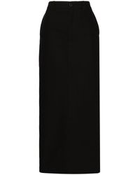 Wardrobe NYC - Drill Column Maxi Skirt - Lyst
