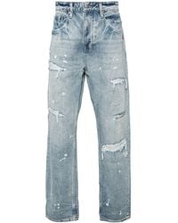 Ksubi - Anti K Canal Street Mid-rise Straight-leg Jeans - Lyst