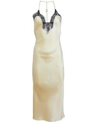 Fleur du Mal - Abito Sottoveste Con Spalline A T - Lyst