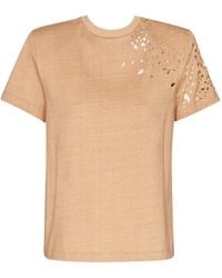 SER.O.YA - Caroline Cut-Out T-Shirt - Lyst