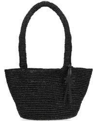 Manebí - Palm Raffia Shoulder Bag - Lyst
