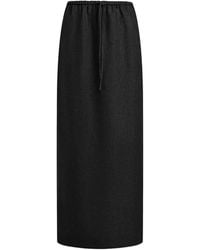 12 STOREEZ - Bessette Maxi-Rok Met Trekkoord Taille - Lyst