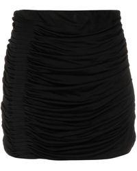 GAUGE81 - Ruched Jersey Miniskirt - Lyst