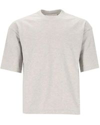 Ami Paris - T-Shirt Mit Logo-Patch - Lyst