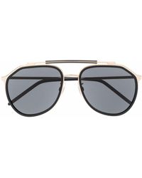 Dolce & Gabbana - Aviator Frame Sunglasses - Lyst
