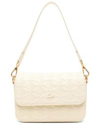 Lacoste - Monogram-Embossed Shoulder Bag - Lyst